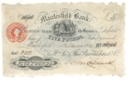 £5 note of Macclesfield Bank, 1889