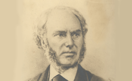 Drawing of John Ross Coultart, first manager, c.1870