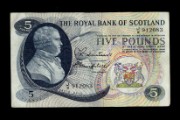 Five pound note, 1966