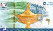 Detail of the Ryder Cup commemorative £10 note