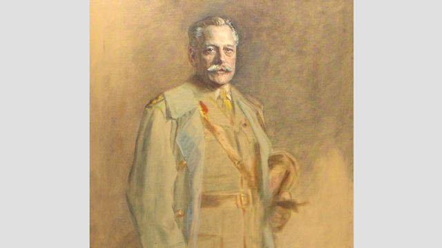 Posthumous portrait of Field Marshall Haig by Sir James Guthrie, commissioned in 1929 and unfinished when the artist died in 1930 © RBS 2018