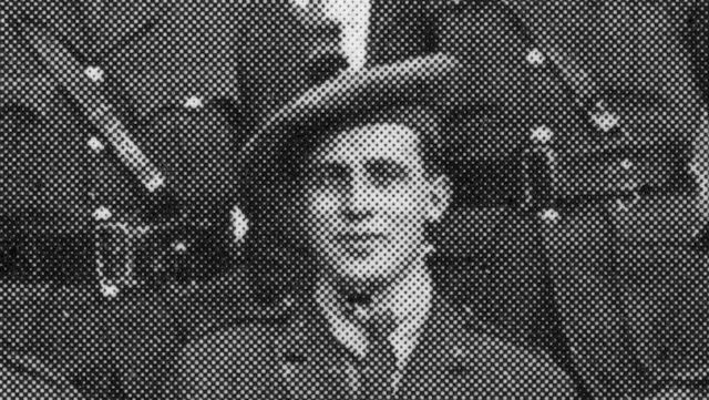 Samuel McKnight in his Royal Scots uniform, c.1917