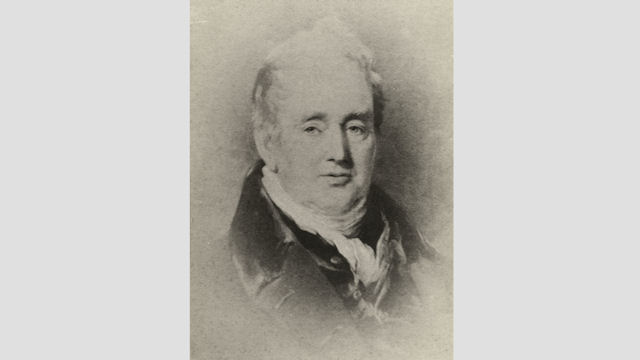 Drawing of John Smith II, partner in Smith, Payne & Smiths, c.1820 © RBS 2018
