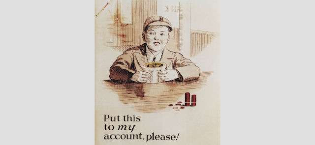Advertisement for home safe accounts of Williams Deacon's Bank, 1920s © RBS 2018