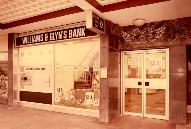 Basildon branch of Williams & Glyn's Bank, 1970s © RBS 2018