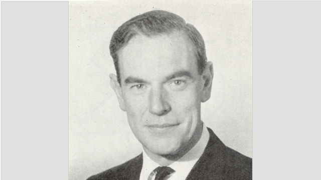 Photograph of John Burke, 1970 © RBS 2018