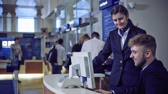 Careers at RBS Branch staff at work